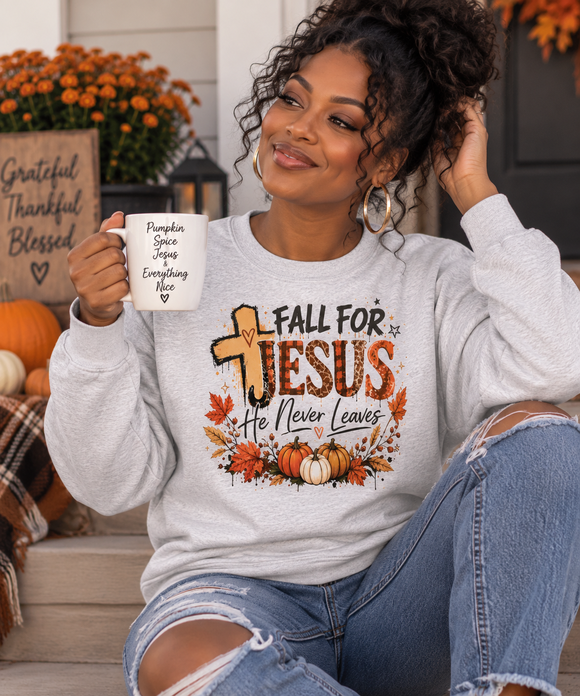 Fall For Jesus Sweatshirt