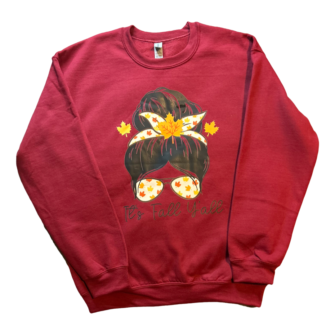 Ms. Messy Bun Women's Sweatshirt