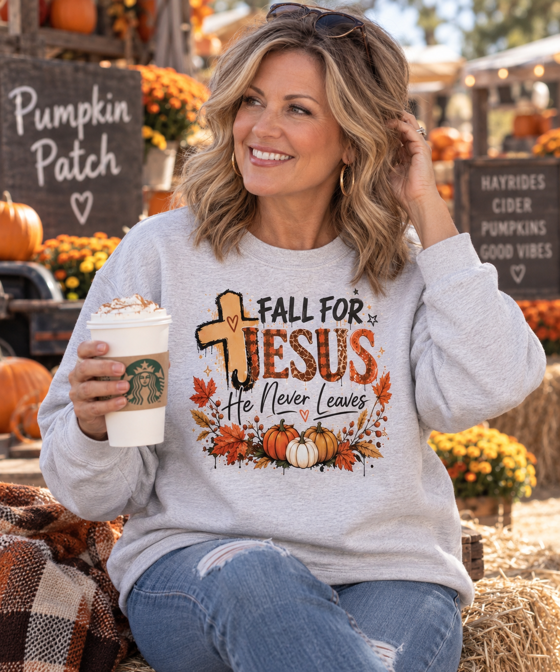Fall For Jesus Sweatshirt