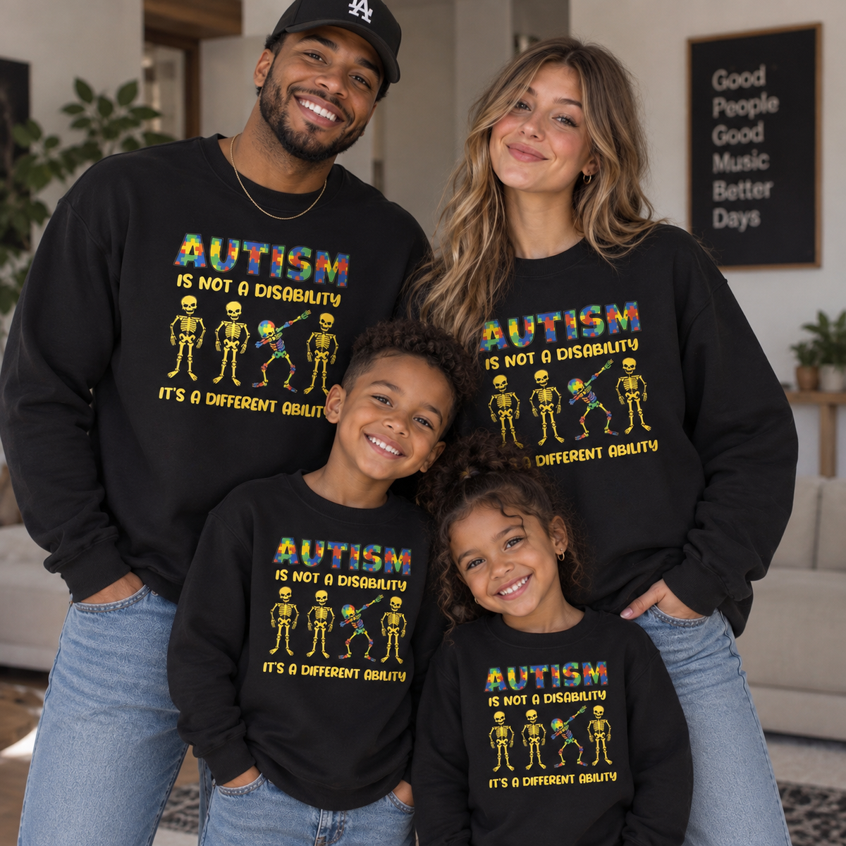 Different Ability Autism Awareness Sweatshirt