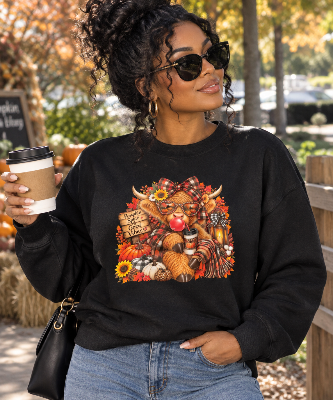 Pumpkin Spice & Good Vibes Sweatshirt