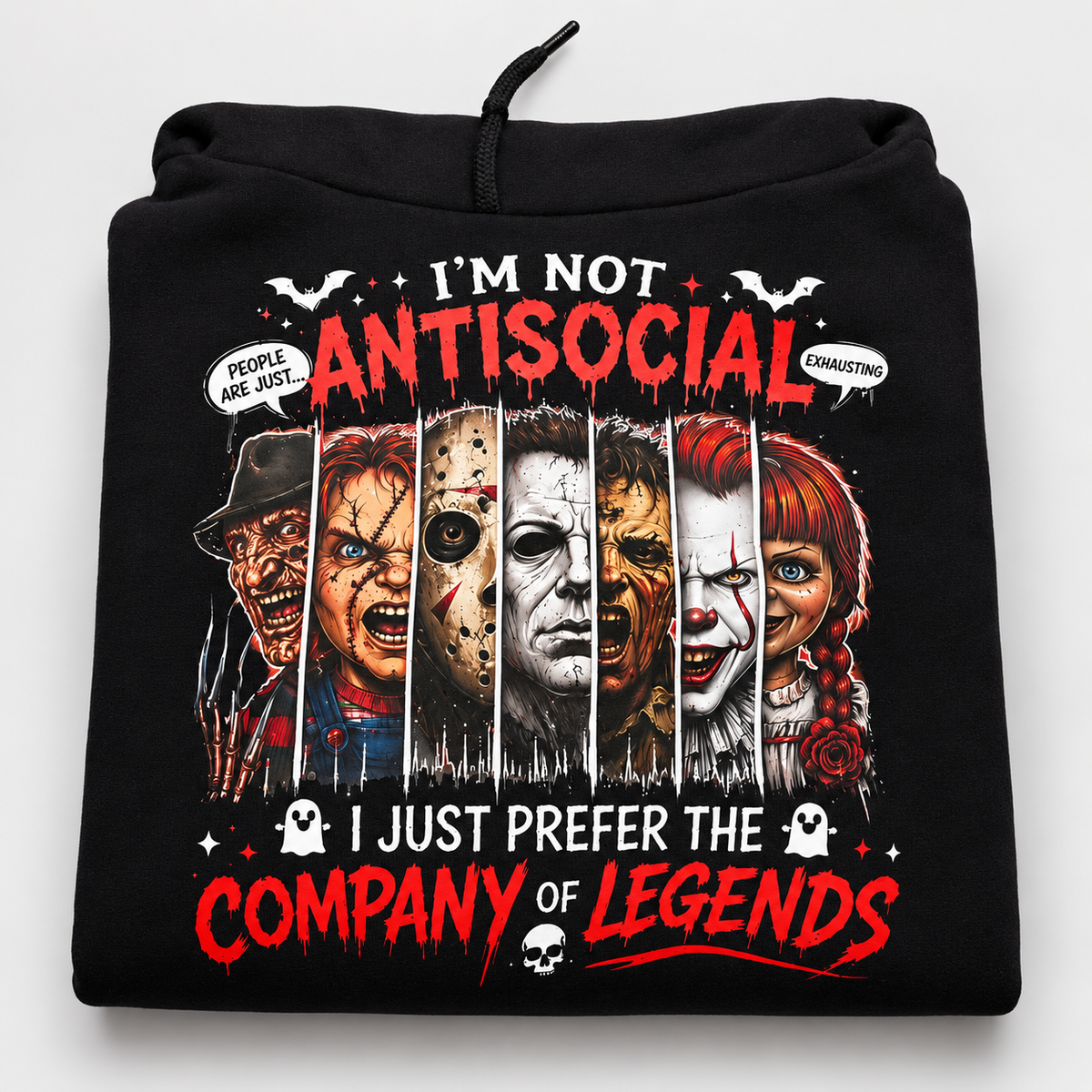 I'm Not Antisocial Hoodie