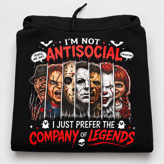 I'm Not Antisocial Hoodie