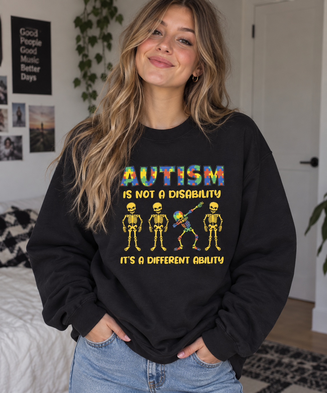Different Ability Autism Awareness Sweatshirt