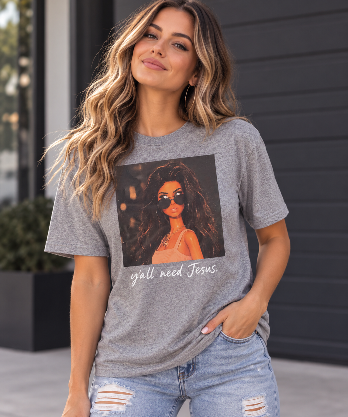 Ya'll Need Jesus Tee