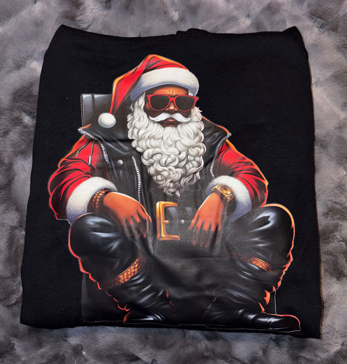 Black Santa Hoodie