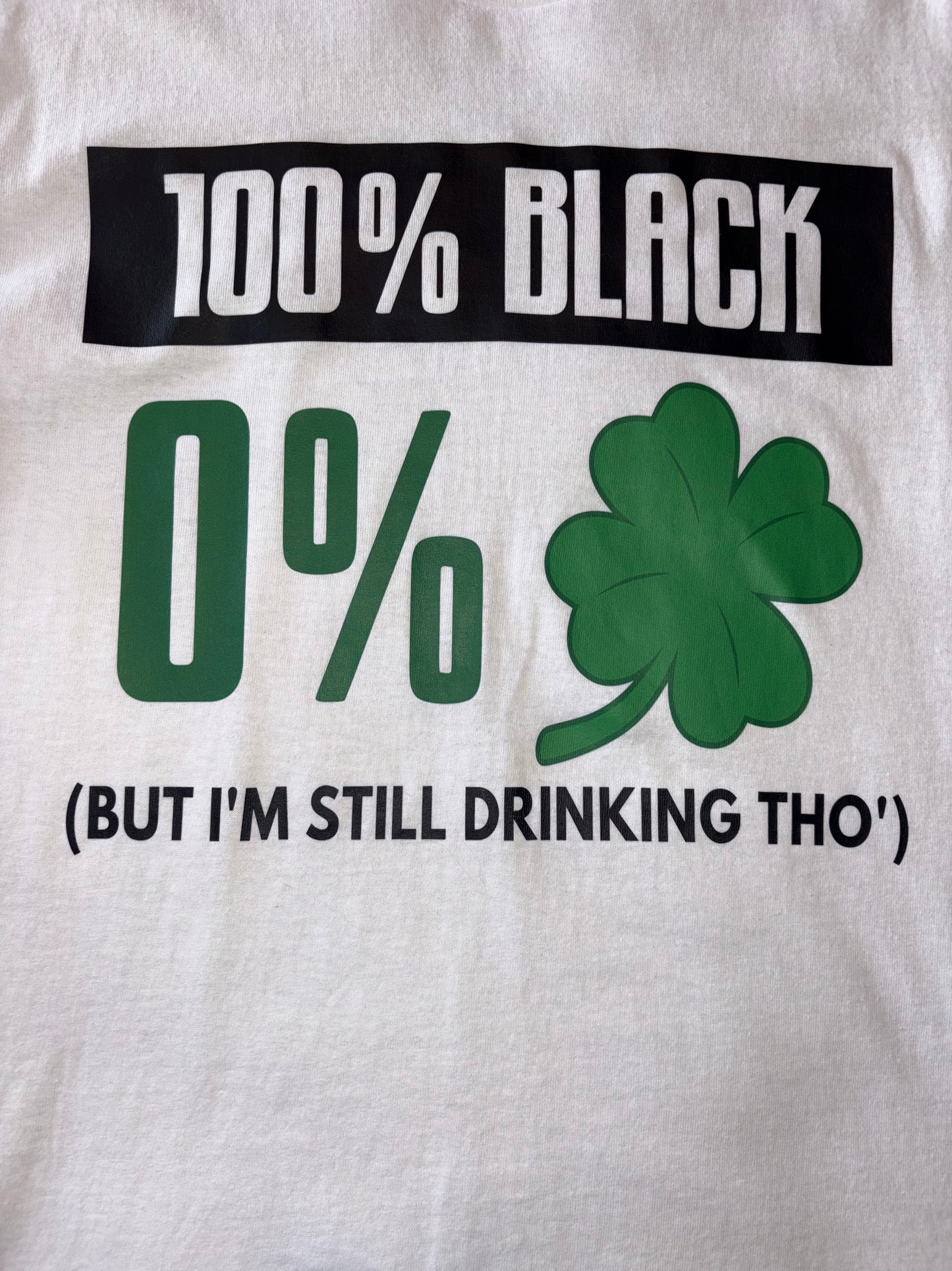 100% Black 0% Irish