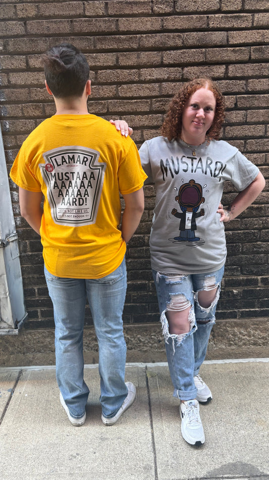 Lamar Mustard Label Tee