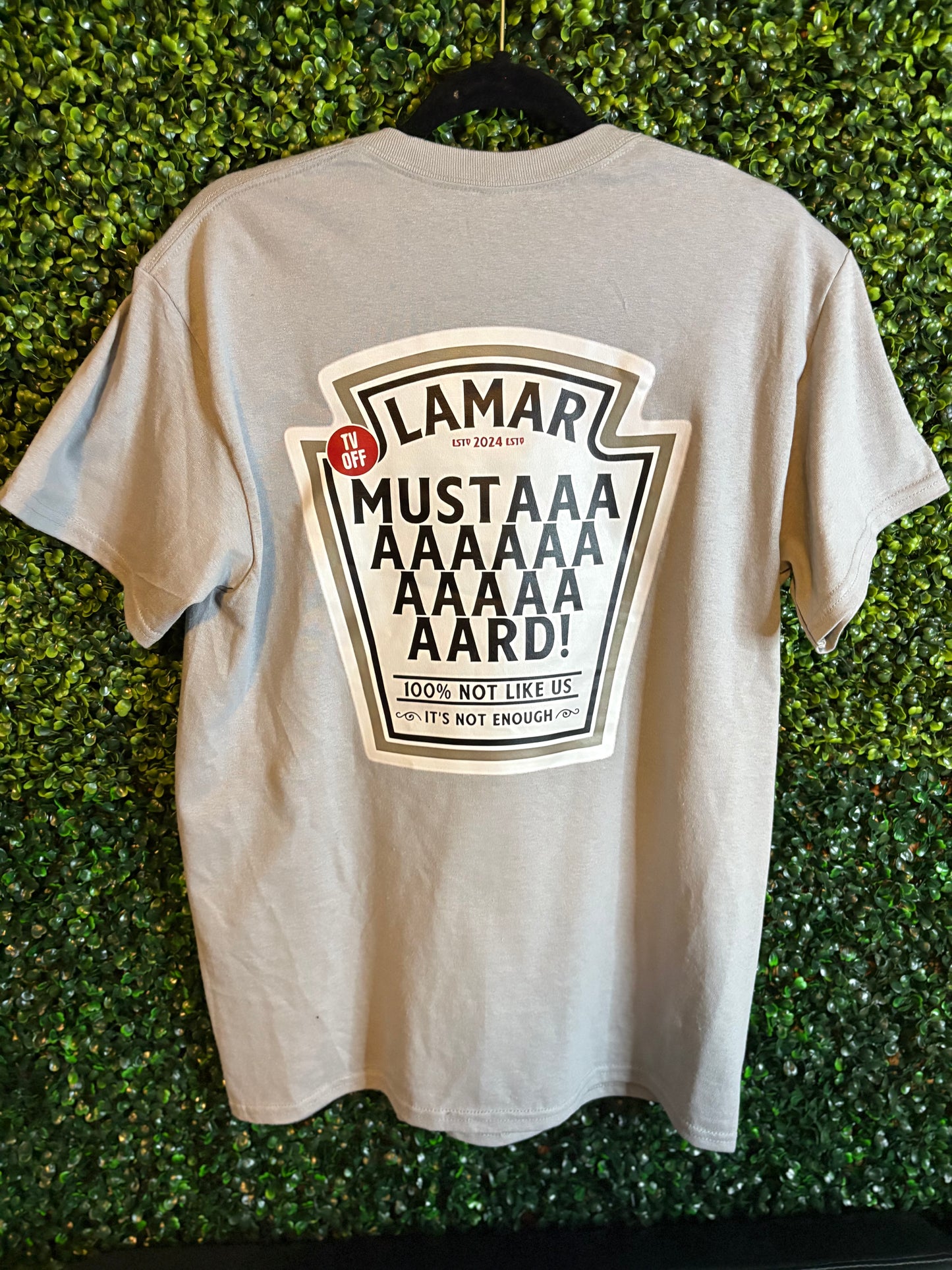 Lamar Mustard Label Tee