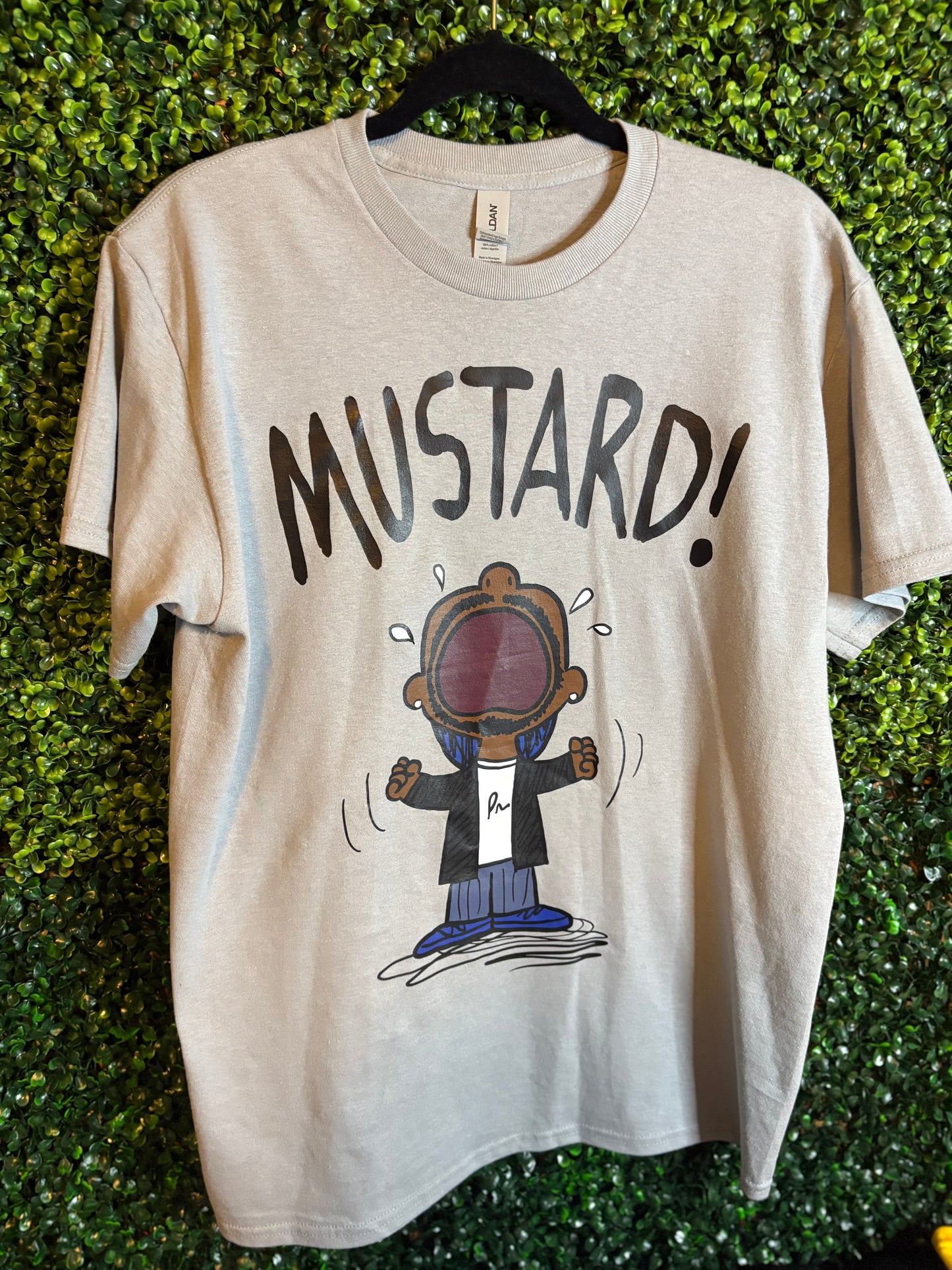Lamar Mustard Label Tee