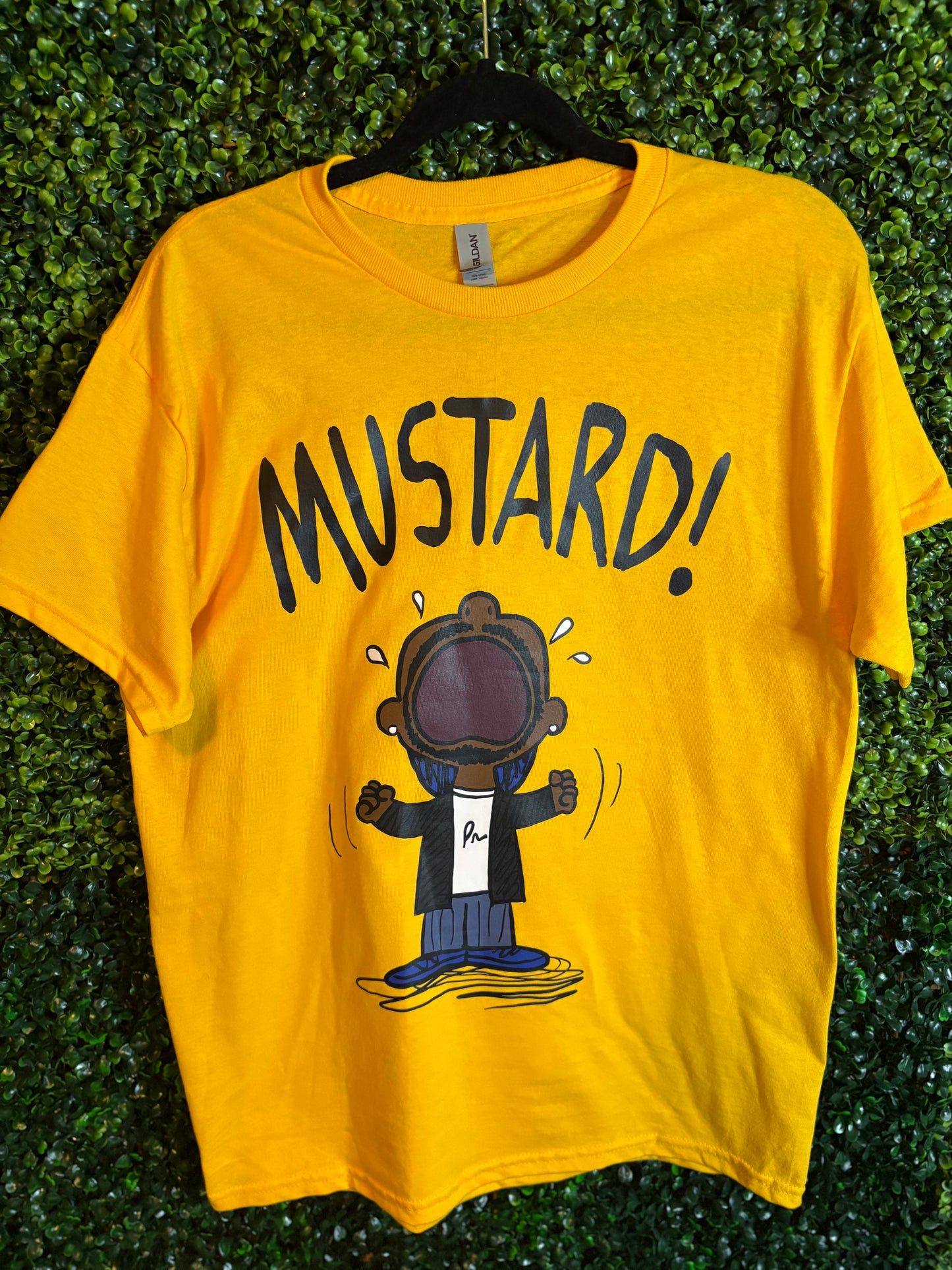 Lamar Mustard Label Tee