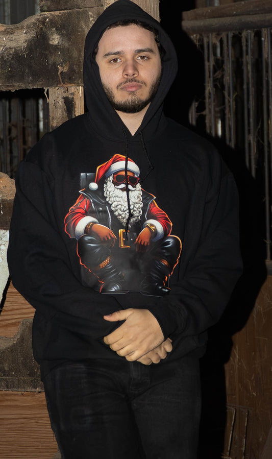 Black Santa Hoodie