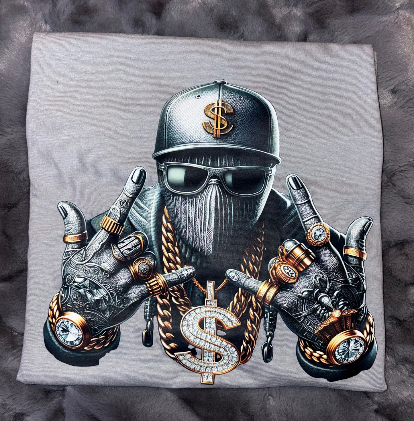 Graffiti Hip Hop Mask T-shirt