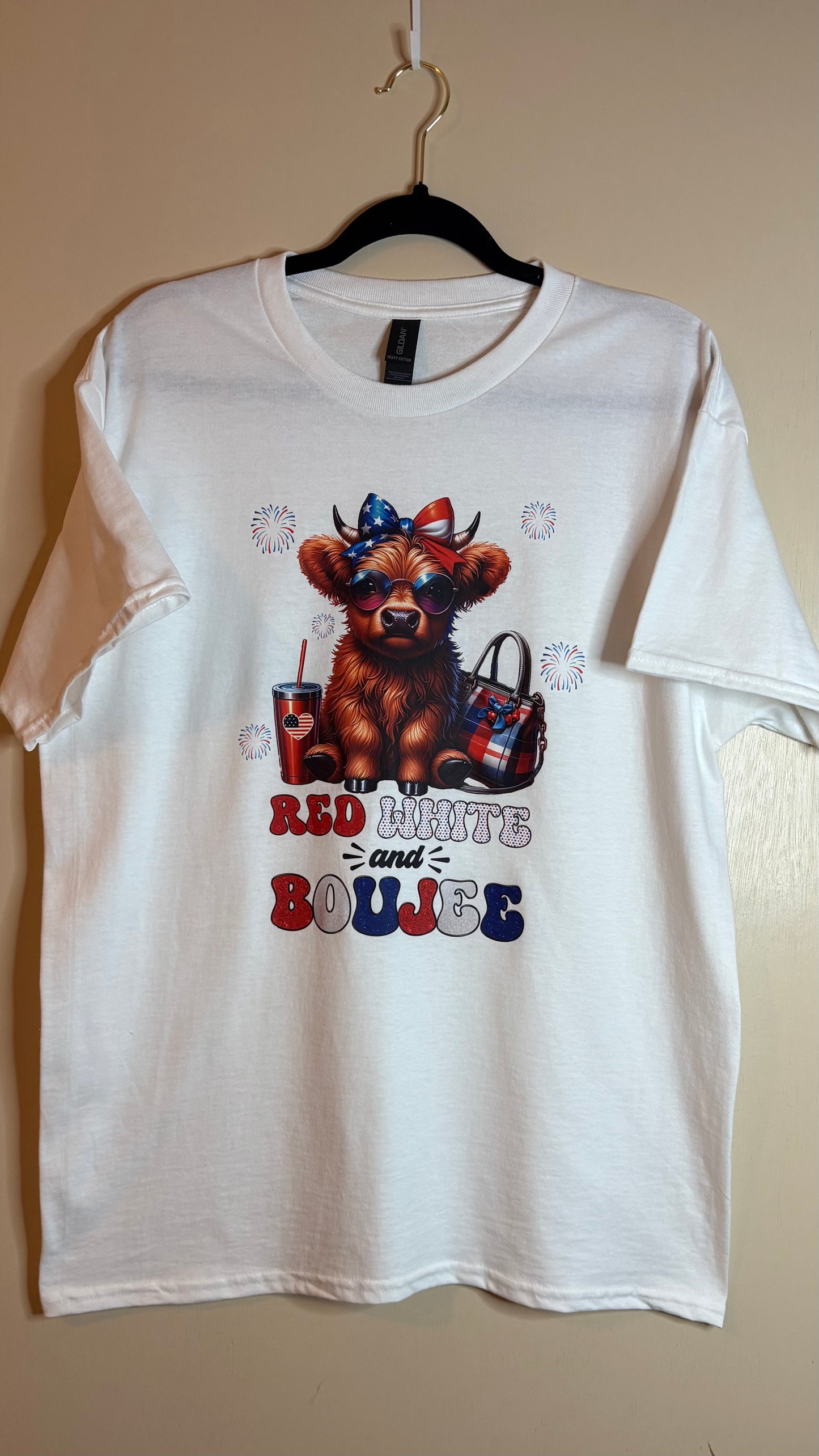Red White & Boujee Cow